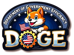 DOGE ELON MUSK TRUMP GLOSS OUTDOOR Car Laptop DECAL BUMPER STICKER - Picture 1 of 4