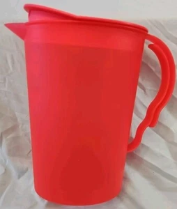 Tupperware Impressions 2.1L Pitcher Red With Rocker Lid 3333B-1 - Bild 1 von 5