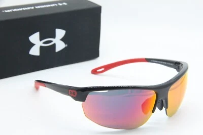 NEW UNDERARMOUR CLUTCH UA 0002GS 807B3 BLACK AUTHENTIC SUNGLASSES  71-9 - Image 1 of 3