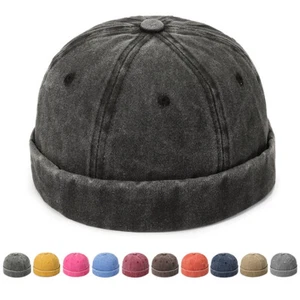 Dockercap Seemannsmütze Warme Mütze Basecap ohne Schirm Baseballkappe - Picture 1 of 31