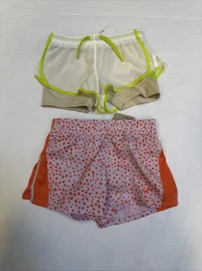 Girls Nike Dri-FIT Printed Tempo Running Shorts Doll Rush Orange Size XS-2 - Picture 1 of 2