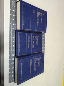 A Course in Miracles 3 Volume Set Foundation for Inner Peace HB 5th 1978 - Picture 1 of 11
