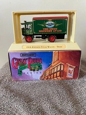 MATCHBOX MOY - ОТЛИЧНОЕ ПИВО МИРА, 1918 ATKINSON ПАРОВОЙ ВАГОН Как новый в коробке - Изображение 1 из 4