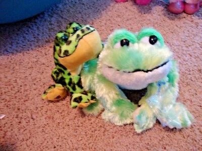 Webkinz TIE DYE Frog & LiL KinZ Bull Frog No code - Image 1 of 2