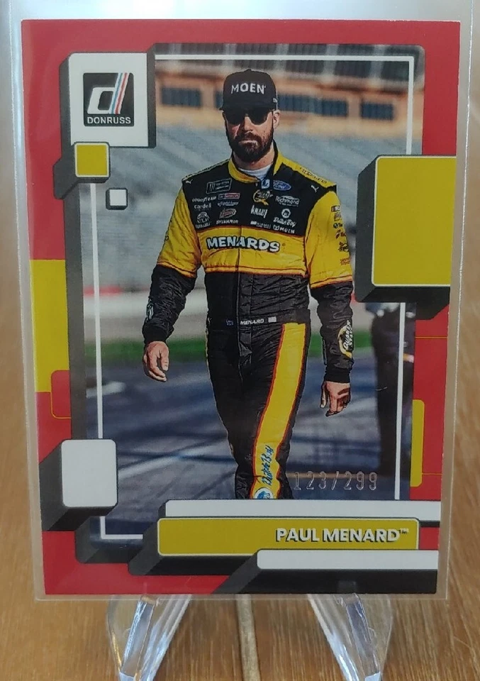 2023 Donruss Red /299 Paul Menard - Image 1 of 1