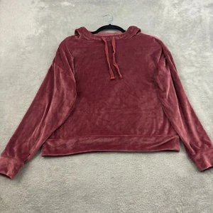 Summersalt Velour Hoodie Damen S Rosa Plüsch Kuschelig Loungewear Athleisure Lazy - Bild 1 von 14