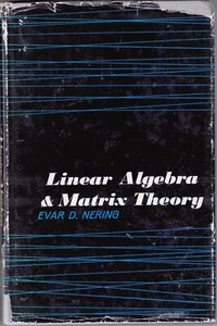 Linear Algebra and Matrix Theory – by Evar Nering - HCDJ - Picture 1 of 1