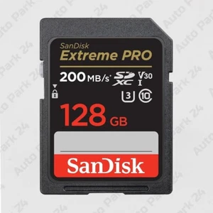 SanDisk Extreme Pro 128GB SD Card UHS-I 200MB/s Read 90MB/s Write 4K DSLR Mirror - Picture 1 of 1
