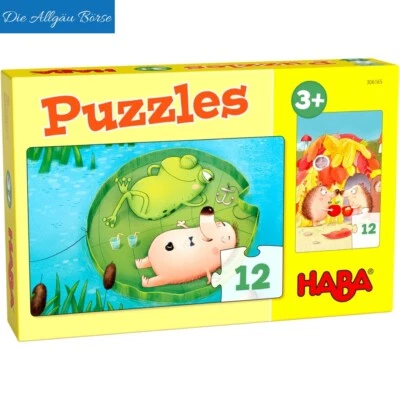 Haba 306165 Puzzles Herr Igel 12 Teile 2 Motive 3 Jahre Motorik  Neu OVP - Bild 1 von 4