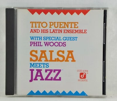 TITO PUENTE & HIS LATIN ENSEMBLE 7 PHIL WOODS - Salsa Meets Jazz Concord CD - Bild 1 von 3