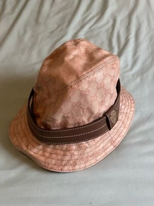 Gucci Monogram Pink Bucket Hat - Picture 1 of 6