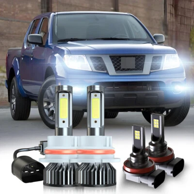 PairFor Nissan Frontier 2005-2018 Faros LED Hi / Low + Kit de luces antiniebla - Image 1 of 4