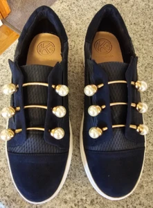 Kurt Geiger Orla 0150284109 Navy Leather Ladies Size 40 NEW - Picture 1 of 4