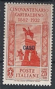1932 EGEO CASO GARIBALDI 2,55 LIRE MH * - RR11743 - Picture 1 of 1
