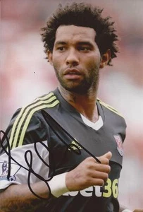 STOKE: JERMAINE PENNANT SIGNED 6x4 ACTION PHOTO+COA - Picture 1 of 1