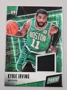 2019 Panini Basketball Fathers Day Kyrie Irving #18 Green Game Used Relic 12/25 - Picture 1 of 12