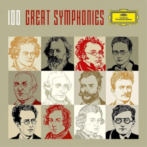 Various Composers 100 Great Symphonies (CD) Box Set (US IMPORT) - Image 1 of 1