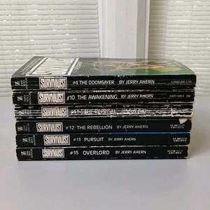THE SURVIVALIST Series By Jerry Ahern 1981-1987 Zebra Books Paperback Lot of 6 - Picture 1 of 17