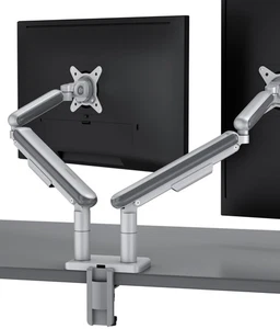 Support Double Moniteur Jusqu'à 34" & 8kg Rotation 360° Hauteur Réglable Rob... - Photo 1/9