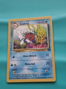 Pokemon - Seaking - Uncommon - 46/64 - Jungle Set - Unlimited Ed. - MP - Picture 1 of 2