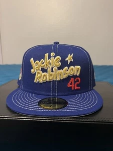 Brooklyn Dodgers New Era 59fifty Fitted 7 1/2 Jackie Robinson Brand New  - Picture 1 of 4