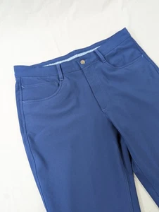FootJoy FJ Athletic‎ Fit Pocket Golfhose Herren 33 x 30 royalblau Stretch - Bild 1 von 11