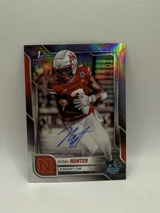 2025 Bowman U Chrome Nyziah Hunter 1. Refractor Variation Auto SP #/299 RC! - Bild 1 von 2