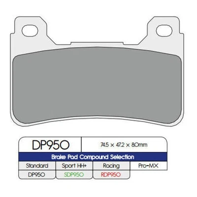 DP Freni Standard Pastiglie in metallo sinterizzato KIT - Imagen 1 de 3