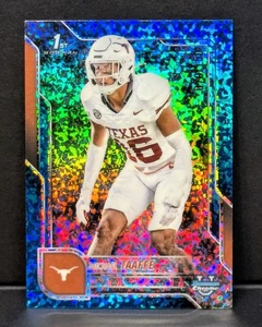 2025 Bowman Chrome U Michael Taaffe /150 Blue Mini-Diamond #100 Texas NM - Bild 1 von 3