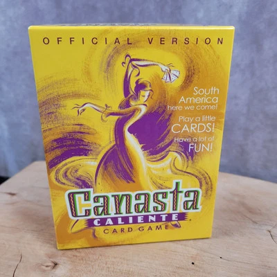 Canasta Caliente Official Version Card Game 2001 Parker Brothers Open COMPLETE - Image 1 of 4