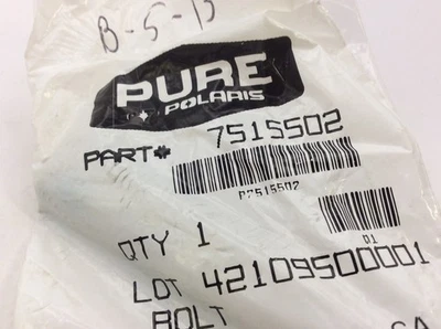 Polaris 7515502 New OEM Bolt 2000 Widetrak LX 500 L/C - Image 1 of 2
