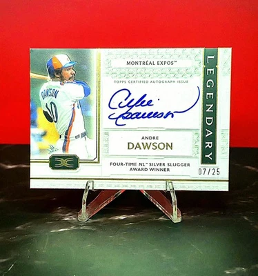 '24 Topps Definitive #LAC-AD ANDRE DAWSON LEGEND AUTO Montreal Expos (25/07) Foto 1 de 2