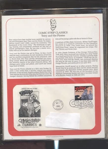 TERRY and the PIRATES - First Day Of Issue OCTOBER 1 1995 COMICS CLASSIC - Picture 1 of 1