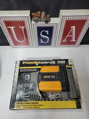 PowerDrive PD750 - 750W 12.8V DC to 115V AC Power Inverter - Image 1 of 4