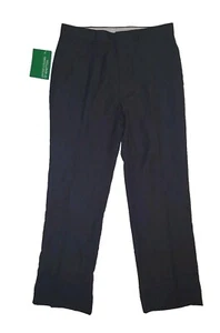 UNITED COLORS OF BENETTON GRAY PINSTRIPED DRESS PANTS MENS IT 44 US 28 NWT $109 - Picture 1 of 6