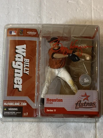 Signed Billy Wagner Mcfarlane MLB Series 11 Chase Houston Astros Figure Tristar Cover