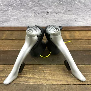 Shimano Tiagra Shifter Set ST-4400 Double Race 9s Vintage Flight Deck 9 Speed A8 - Picture 1 of 14