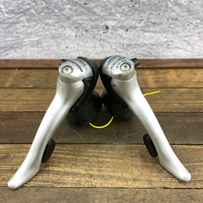 Shimano Tiagra Shifter Set ST-4400 Double Race 9s Vintage Flight Deck 9 Speed A8 - Image 1 of 4