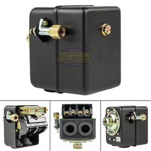 22 Amp 145-175 PSI Air Compressor Pressure Switch Control with All Metal Housing - Picture 1 of 8