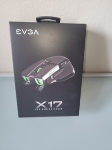 EVGA X17 RGB Gaming Mouse, Triple Optical Sensors, Omron Mechanical Switches, 16