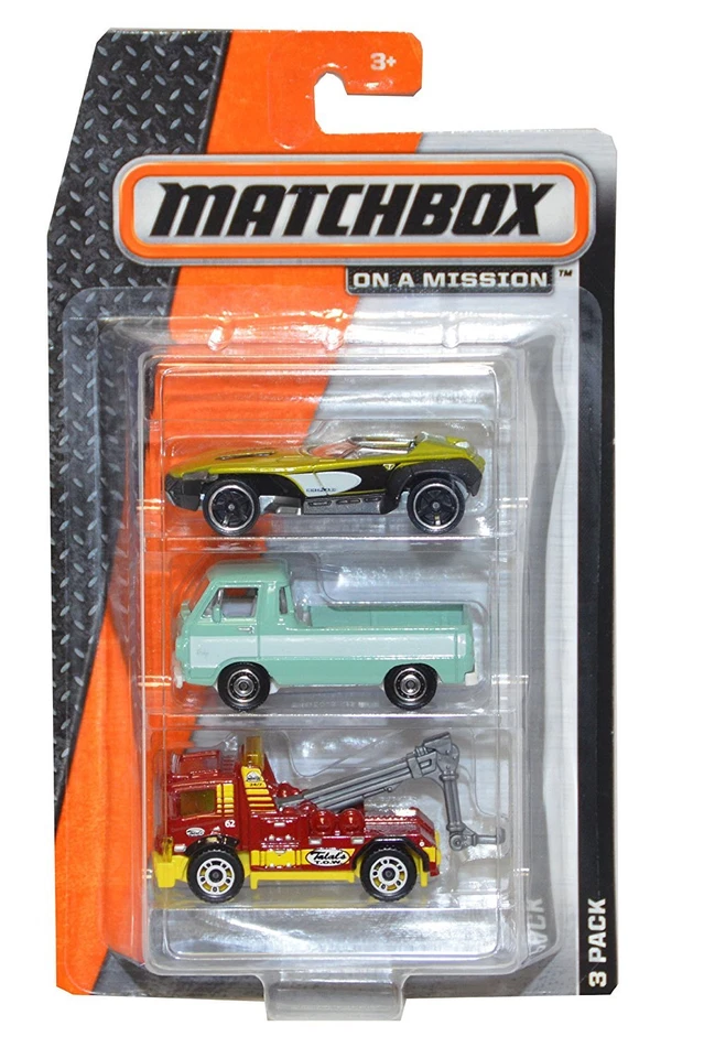 Matchbox On A Mission 3 Pack Gift Set no.4 Assorted Cars - Image 1 of 1