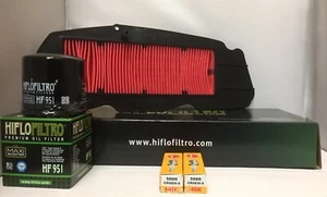 Service Kit für Honda FJS600 (2001 bis 2016) Luft-/Ölfilter und 2 x Zündkerzen - Bild 1 von 5