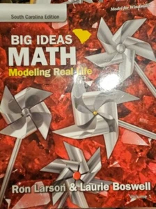Big Ideas Math Modeling Real Life Grade 1 Volume 1 ~ SC EDITION~GC - Imagen 1 de 3