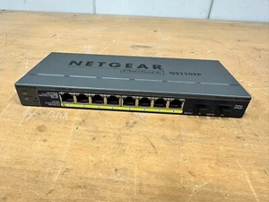 GS110TP — 10-poorts Gigabit Ethernet Smart Switch met 8 PoE en 2 SFP - Afbeelding 1 van 2