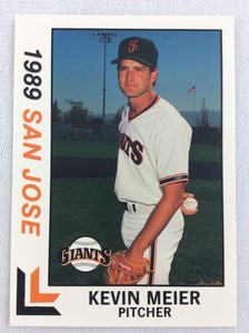 1989 San Jose Giants-California League-BEST Baseball Card-Kevin Meier