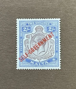Malta SG 111 2s Purple & Blue/Blue MNH - CAT 250£ - Bild 1 von 2