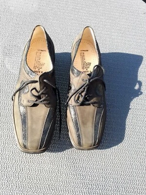 Avena Waldläufer Sneaker, Größe 39,5 (6,5) Schuhweite H oliv anthrazit neuwertig - Bild 1 von 4