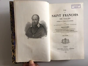 HAMON vie de SAINT François DE SALES t.1 Victor Lecoffre 1883 - Foto 1 di 9