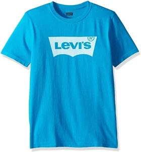 Levi's 171660 Boys Classic Short Sleeve Cotton T-Shirt Blue Hero Size Small - Picture 1 of 2