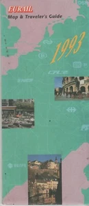 COLLECTIBLE TRAVEL MAP (1994) EURAIL Traveler's Guide - Picture 1 of 1